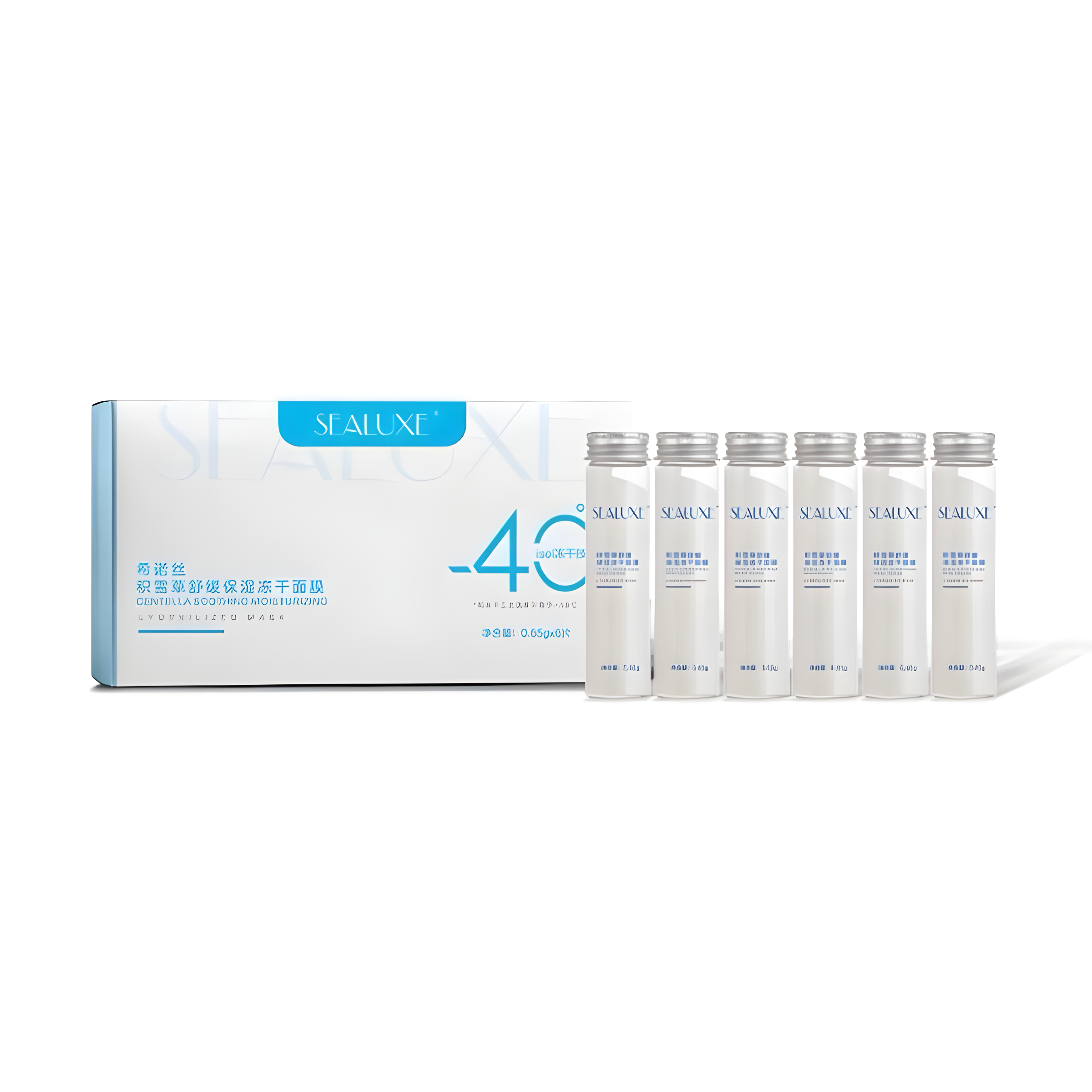 SEALUXE Увлажняющая  успокаивающая сублимированная маска для лица с центеллой 0.65 г *6 шт.