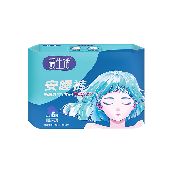 (Кол-во в коробке 36 шт) iLiFE Менструальные трусики "Спокойный сон" Размер: M-L, 5 шт.