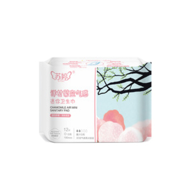 Su Ting Мини-гигиеническе прокладки с ромашкой 190 мм * 12 штук