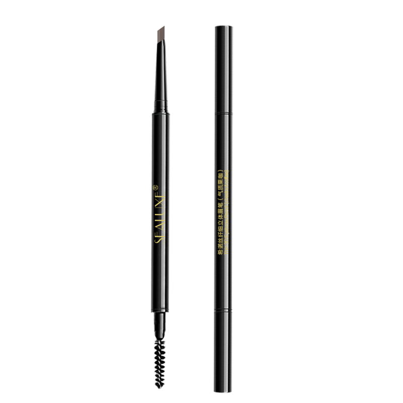 (Кол-во в коробке 144 шт) SEALUXE тонкий трехмерный карандаш для бровей/80мг/бордовый цвет