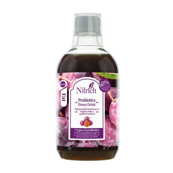 (Кол-во в коробке 18 шт) Nilrich Пребиотический фруктовый напиток с черносливом и клетчаткой