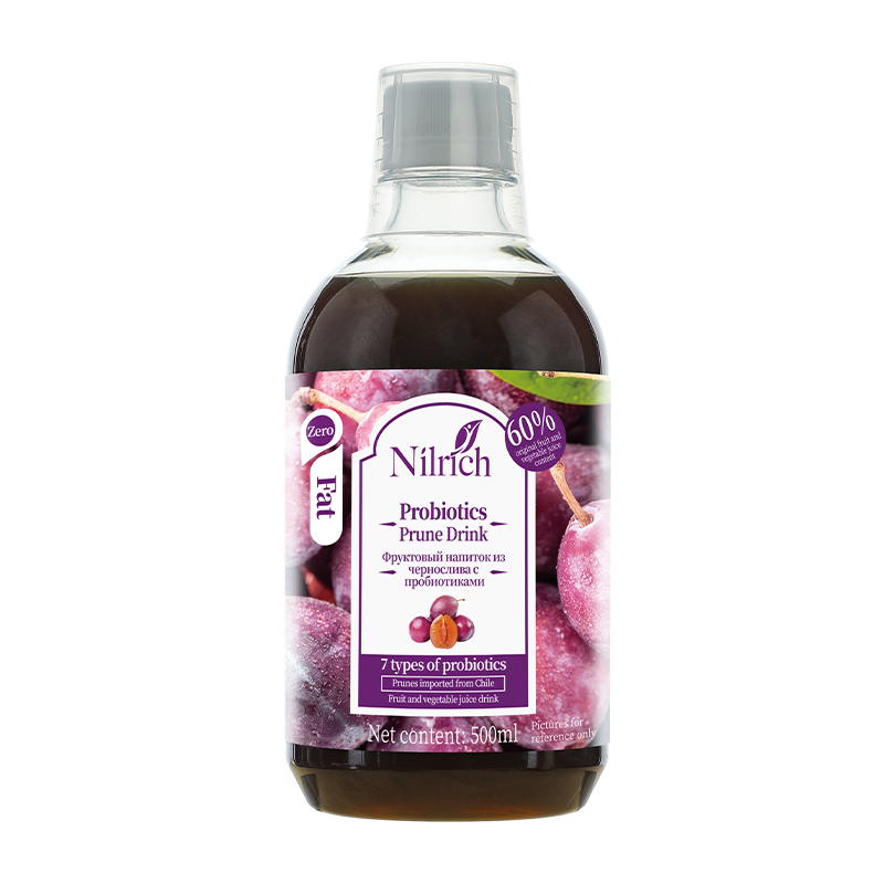 (Кол-во в коробке 18 шт) Nilrich Пребиотический фруктовый напиток с черносливом и клетчаткой