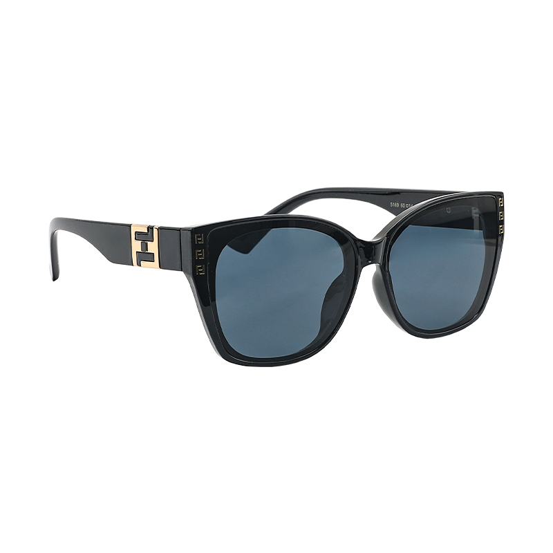 (Кол-во в коробке 40 шт)MARVISIA Модные солнцезащитные очки/5169/яркие черно-серые линзы