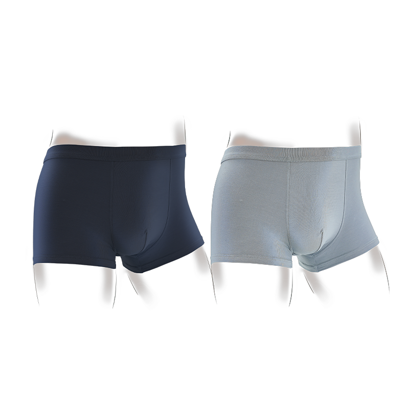 Кол-во в коробке 30 шт) MAIWEIS мужские легкие трусы серо-зеленого и темно-синего цвета, размер L