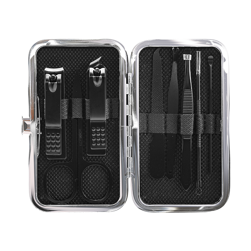 (Кол-во в коробке 160 шт)CARICH Набор щипчиков для ногтей/черный