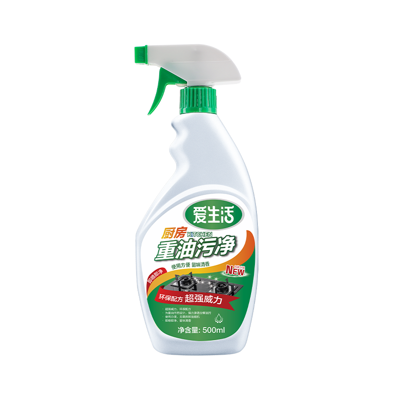 (Кол-во в коробке 16 шт) iLiFE kitchen oil cleaner - 500 мл Кухонное средство для удаления пятен от тяжелого масла,